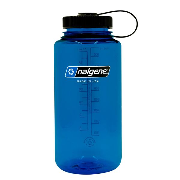 Nalgene 078701_Sustain_Wide Mouth_Drinking Bottle_1_Litre_Blue