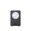 Abstract Organic Light Blue Waves 70s groovy PopSockets PopWallet for MagSafe