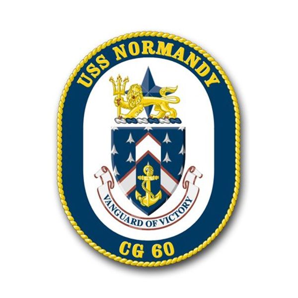 US Navy Ship USS Normandy CG-60 Decal Sticker 3.8"