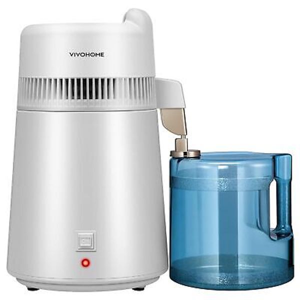 VIVOHOME Water Distiller Countertop 1.6 Gallon/6L 900W Distilled Water...