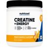 Nutricost Creatine + Energy 30 Servings (Peach Mango Flavored)