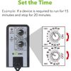 BN-LINK Mechanical Timer Repeatable W/ Light Sensor 24H ON OFF For Hydroponics