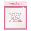 The Cookie Countess Bunny Bungalow - 4 Piece Stencil Set