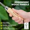 WORKPRO 11-1/2" Dandelion Weeder Puller Tool Stainless Steel Garden Weed Remover
