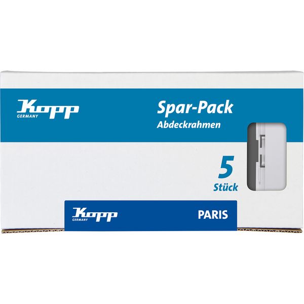 Kopp 402502018 Paris Professional Pack: 5 Socket Frames, Double