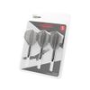 Condor Darts Lame Glitter Flight Standard Short Smoke Silver