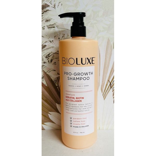 Bio Luxe ~ Pro-Growth Shampoo with Keratin, Biotin & Collagen 32 fl oz