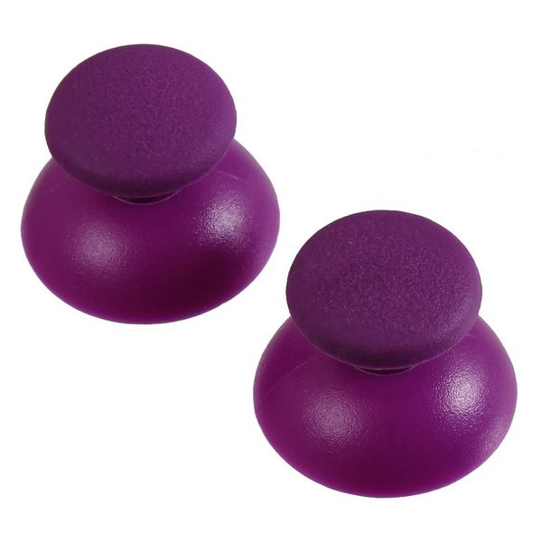 Replacement thumbsticks for Sony PS3 controllers analog rubber convex - 2 pack purple | ZedLabz