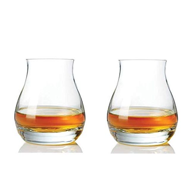 Glencairn Crystal, Glencairn Mixer Glass, The World's Best Whiskey Glass Maker, Stylish Glasses, Set of 2 (Crystal)