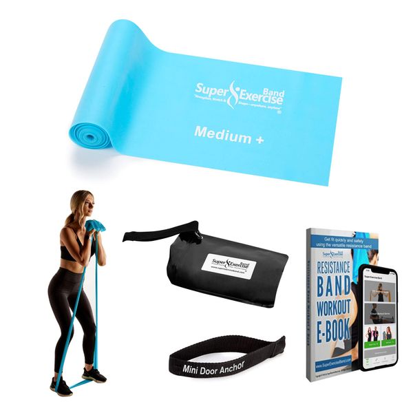 Resistance Bands for Working Out I 7Ft long Resistance Bands |Exercise Bands with Carry Pouch and Door Anchor I Latex Free Workout Bands Including an Exclusive iPhone App and E-Book