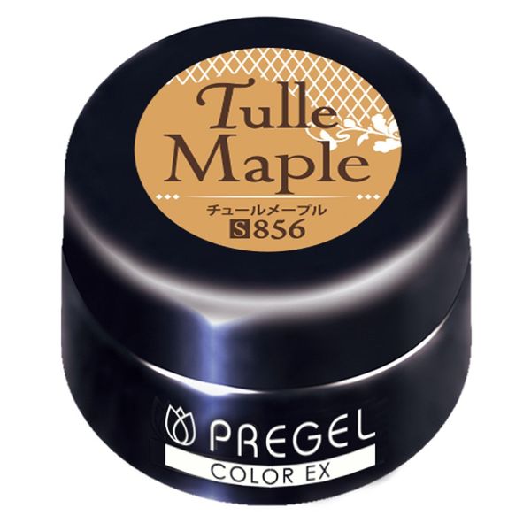 PRE GEL Color EX Tulle Maple 856 0.1 oz (3 g) UV/LED Compatible Color Gel