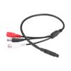 Socobeta Audio Microphone High Sensitive Mini Audio Pickup Mic for CCTV Security Camera 10-50 Square Meter