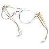 Square Blue Light Blocking Glasses Anti Glare Computer Clear Frame Eyeglasses