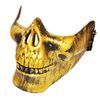 Komonee Gold Half Skull Halloween Mask (HM27)