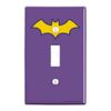 GRAPHICS & MORE Batman Batgirl Logo Plastic Wall Decor Toggle Light Switch Plate Cover