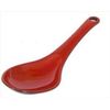 Black/Red Melamine Serving Soup Spoon 8.5in 031/BR S-2382