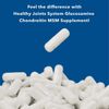 Glucosamine Chondroitin MSM Supplement – 180 Capsules for Joint & Bone Support
