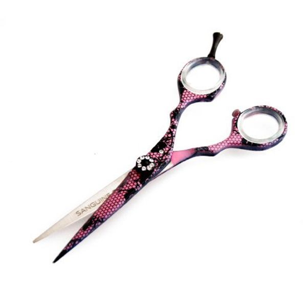 Professional Pink Hairdressing Scissors 5.2 inch (13cm), Beautiful Hair Scissors