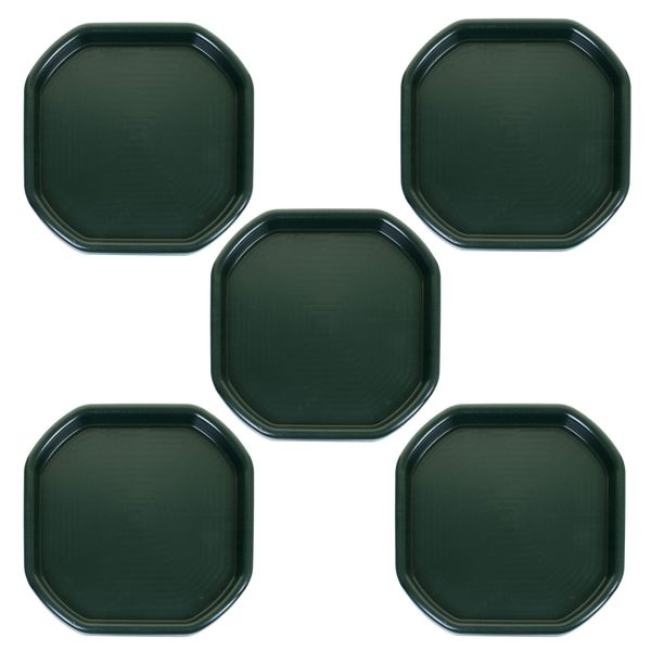 Dark Green - Childrens Kids Small Mixing Tray 70 x 70cm Plastic Tuff Spot Messy Play Tray Builder Equipment Sand Pool Pit Water Game Garden Beach For Home Cement Mortar Mixing Board Made in UK (5)