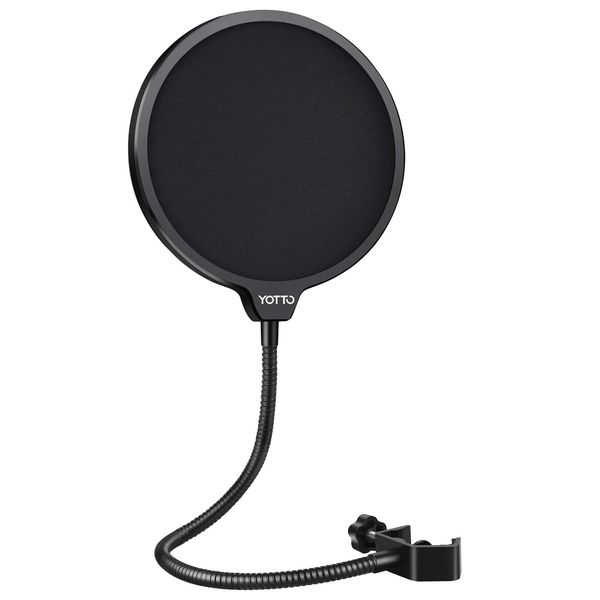 YOTTO Mikrofon Popschutz Mic Windschutz Schaum Windschutzscheibe Pop Filter für Blue Yeti, MXL, Audio Technica und andere Mikrofone