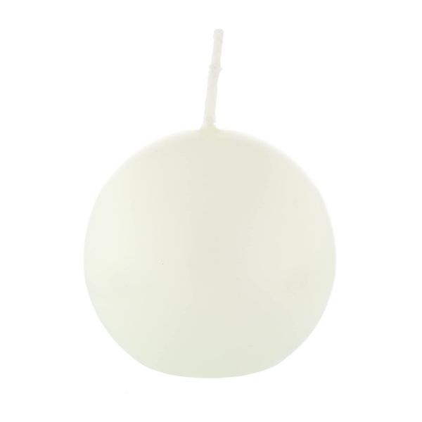 Kugelkerzen Ivory 4 cm, Pack of 12