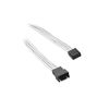 CableMod ModFlex Sleeved 4-pin Fan Cable Extension (30cm, White)
