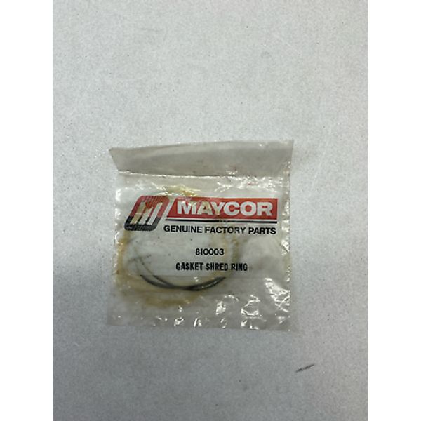 Genuine OEM Maycor 810003 Garbage Disposal Gasket Shredder Ring Drain Black