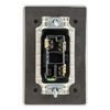 Hubbell Outdoor Waterproof Light Switch, 20 Amp (White)