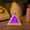 Digiflex 7 LED Pyramid Colour Changing Digital Alarm Clock