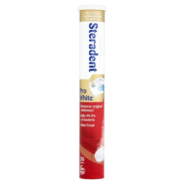 Steradent Pro White Tablets, 30 each