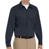 Red Kap Men's Wrinkle-Resistant Cotton WorkShirt, Dark Navy, Medium