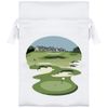 Azeeda 15cm 'Golf Course' Satin Drawstring Bag/Pouch (SB00084826)