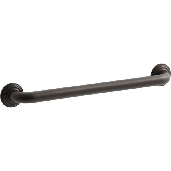 KOHLER K-10541-2BZ Traditional 18-Inch Ada Compliant Grab Bar, Oil-Rubbed Bronze