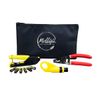 Coax Cable Installation Kit with Zipper Pouch