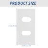 30Pcs Curtain Clear Tabs Vertical Blind Vane Savers Replacement Home Blinds