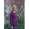 Sirdar 8046 Knitting Pattern Womens Round Neck Cable Cardigan in No. 1 DK