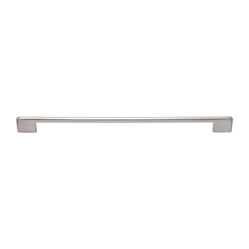Utopia Alley Taylor Pull Handle - Decorative Cabinet Drop Pull Handles for Cabinets and Drawers - Finished Brushed Nickel - Metal Drawer Pull Handle, 12.5" Center to Center (25)