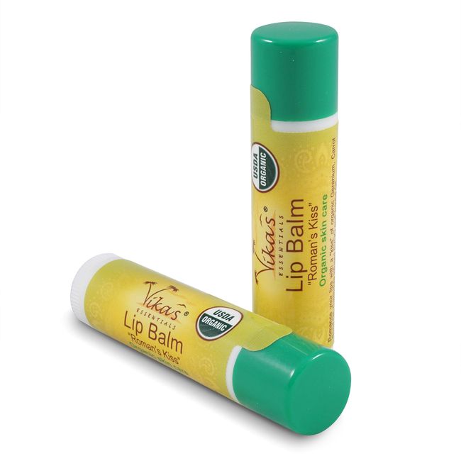 Vika's Essentials Certified Organic Lip Balm 'Roman's Kiss'