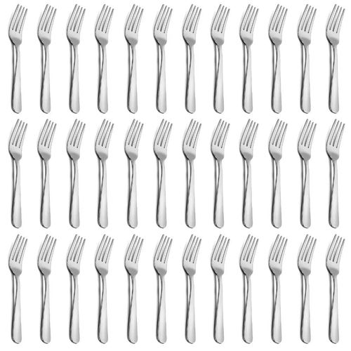 36-Piece Dinner Forks Set, Funnydin 7.1 Inches Stainless Steel Forks Silverware, Durable Table Forks Set, Use for Home, Kitchen and Restaurant - Mirror Polished, Dishwasher Safe