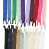 Size #5 Invisible Separating Zipper, 7" Length, White, Bias Bespoke Brand