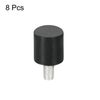 uxcell M3 Thread Rubber Mount Vibration Isolator Studded Cylindrical Shock Absorber 8x8mm 8pcs