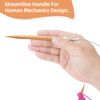 Circular Knitting Needles, Darning Needles for Yarn, Double Pointed Knitting Needles (Bamboo, 5.0mm)