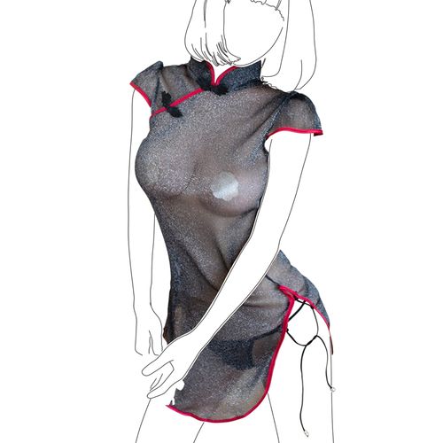 Arika Mini Cheongsam Cosplay Lingerie Babydoll
