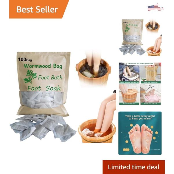 Aromatic Mugwort Foot Soak Powder: Stress Relief, Blood Circulation - 100