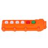 Crane Pendant Button Switch, Rainproof Controller Hoist Remote Control Station Up-Down Switch Push Button Switch 6 Ways COB‑62A 220V/500V