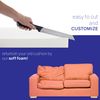 Nutan 58.5" x 78" x 1/2" High Density Foam Cushion