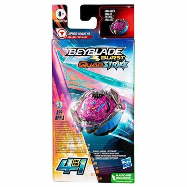 Beyblade Burst QuadStrike Single Pack Tops - Xiphoid Knight H8