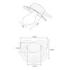 [CutiePlusU] Adult Large Pacifier for Adults [White]
