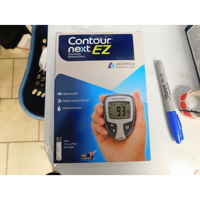 Contour Next EZ Blood Glucose Monitoring System - EXP 01/27 NEW