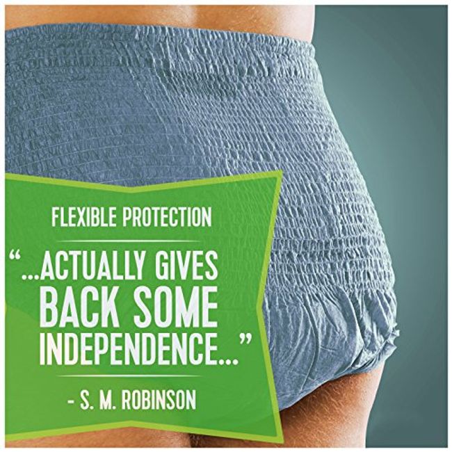 Depend Fit-Flex Underwear for Women Maximum Absorbency, Medium - 18 Diapers  ✓✓✓